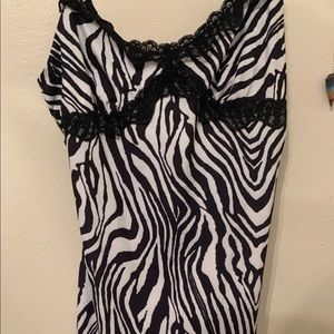 Zebra print dress